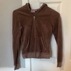Juicy Couture Brown Terry Hoodie